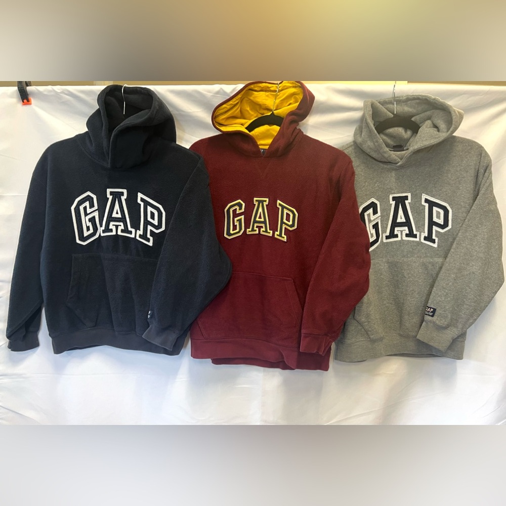 3 GAP Fleece Hoodies (youth xl)